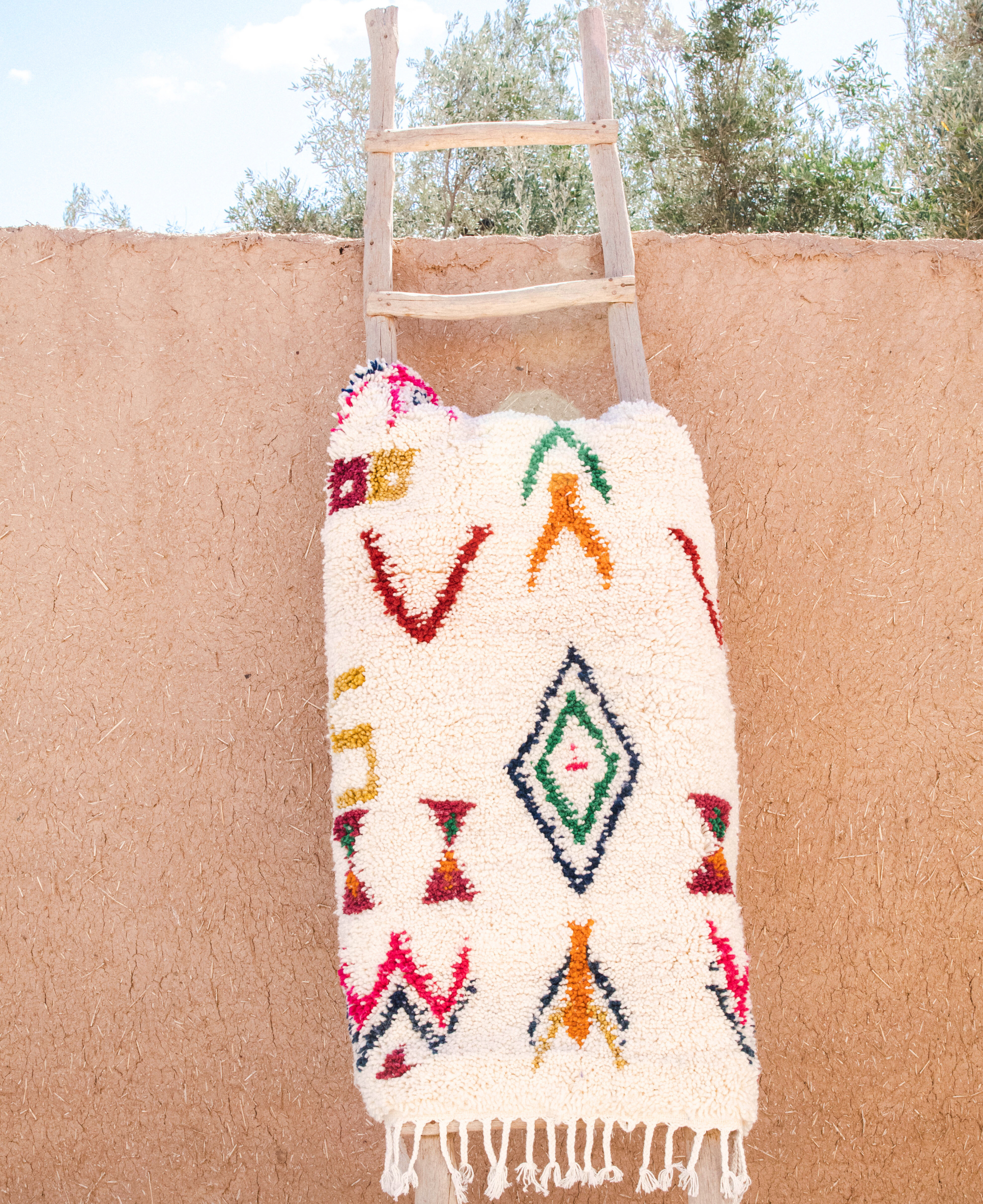Moroccan Berber Beni Ourain Rug