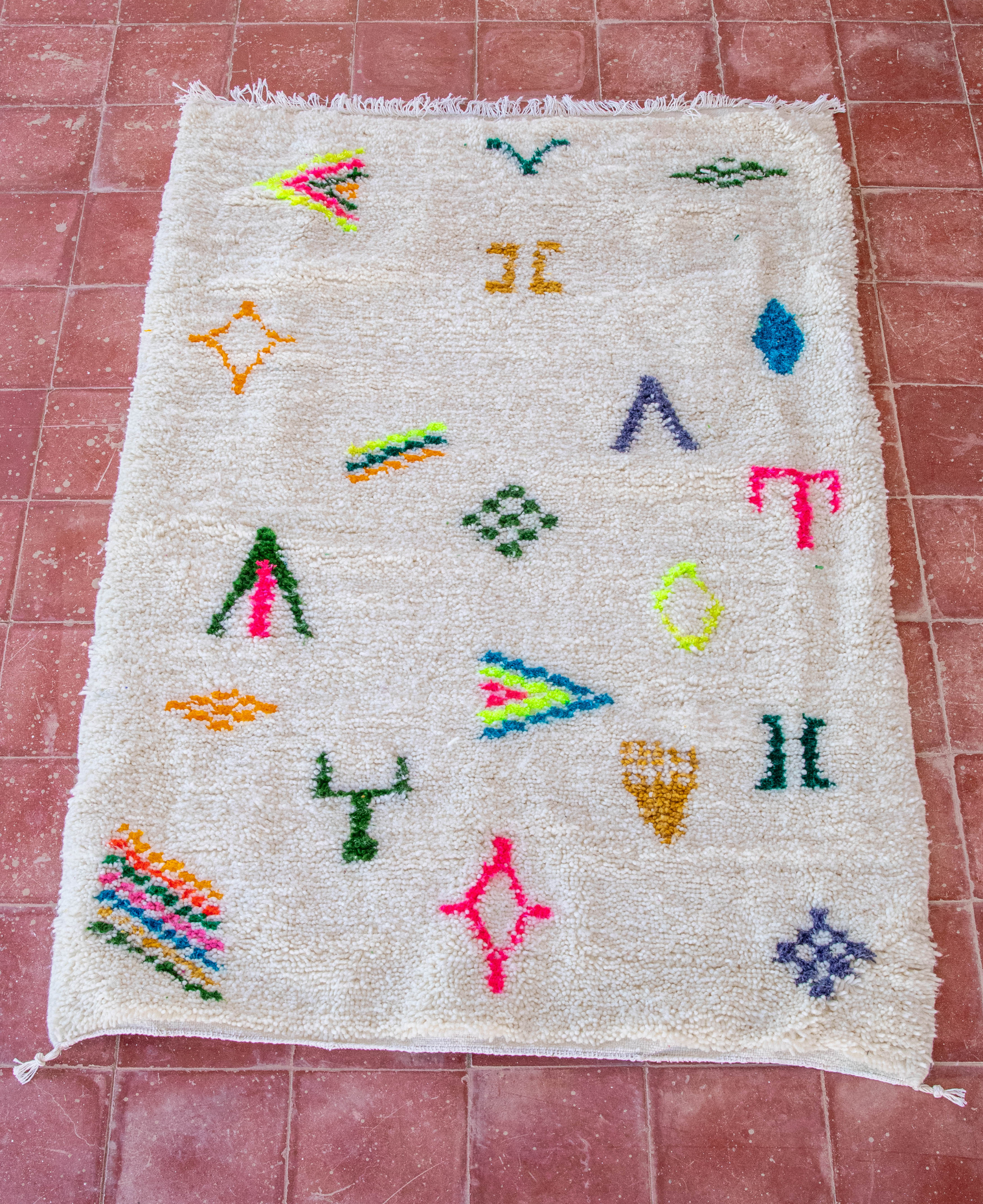 Moroccan Berber Beni Ourain Rug