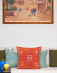 Handmade Moroccan Cactus Silk Cushion Cover