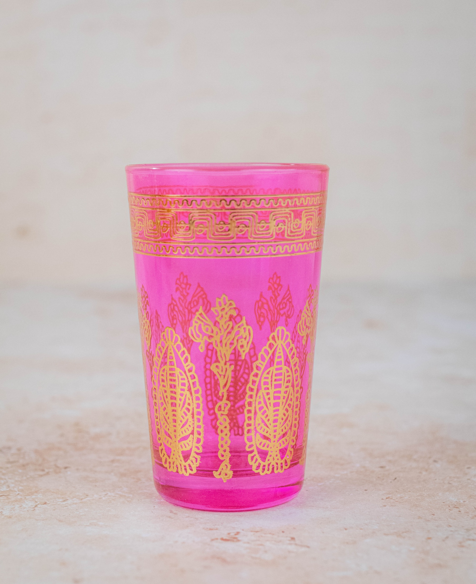Handcrafted Moroccan Tea Glasses Set