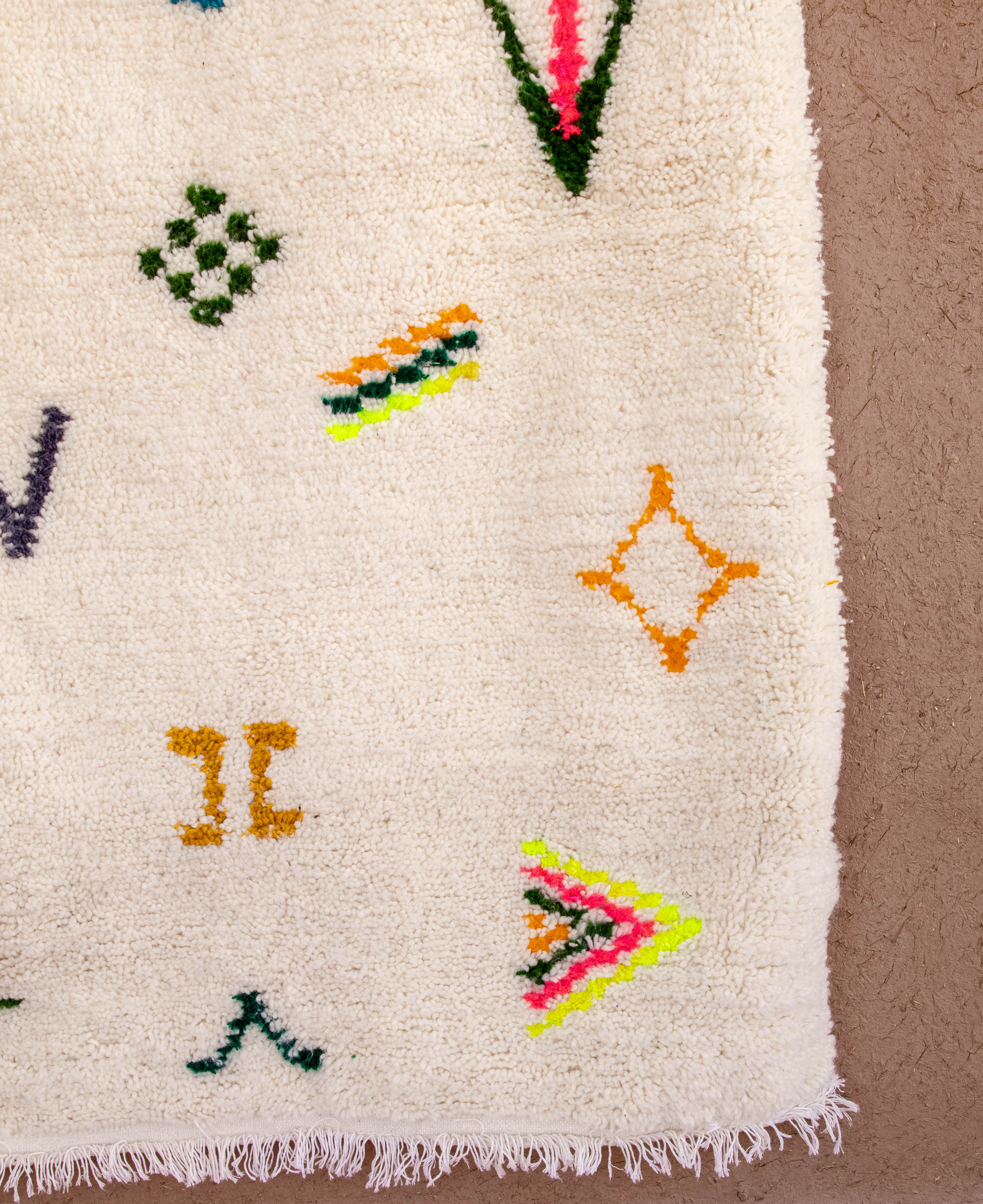 Moroccan Berber Beni Ourain Rug