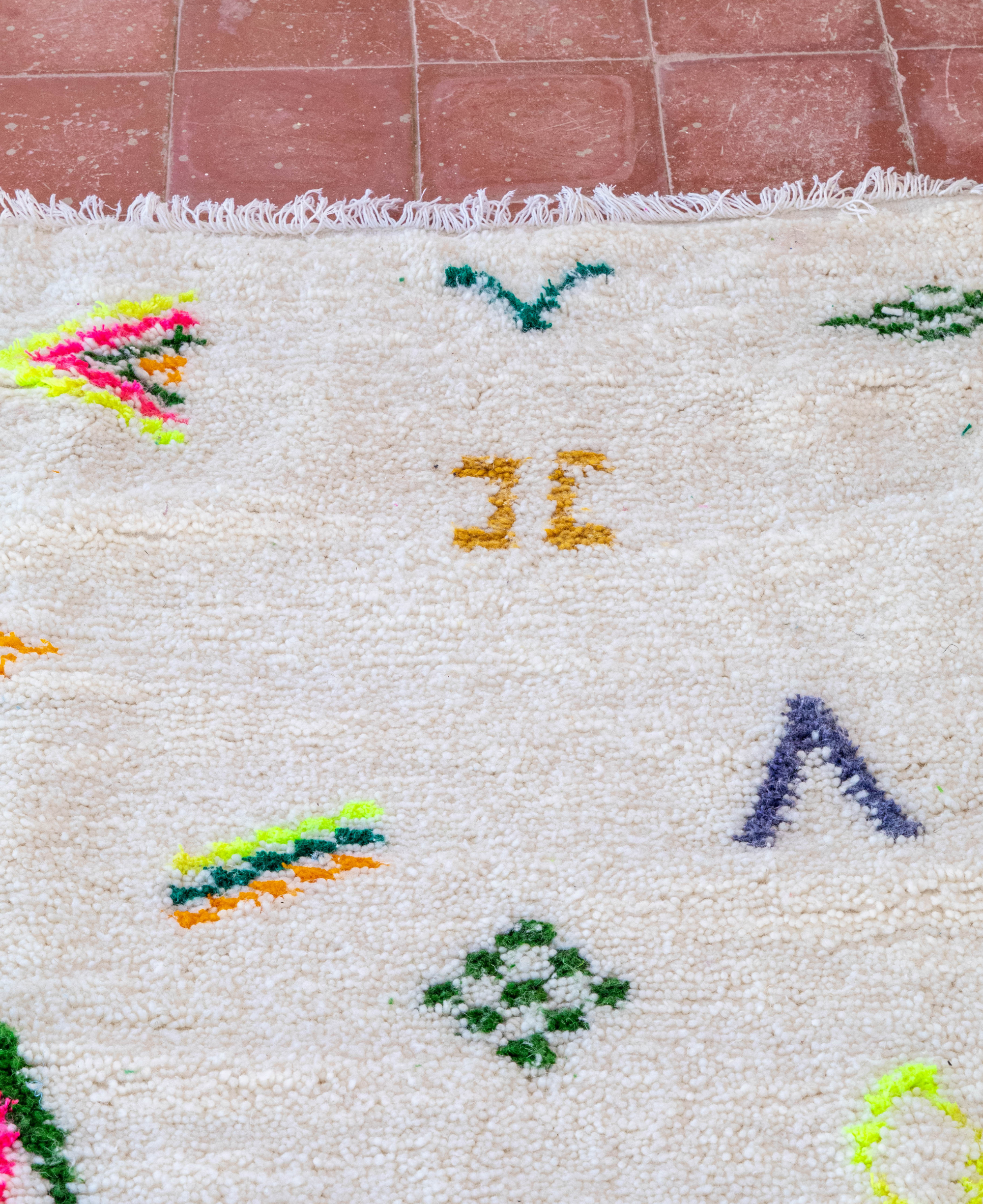Moroccan Berber Beni Ourain Rug