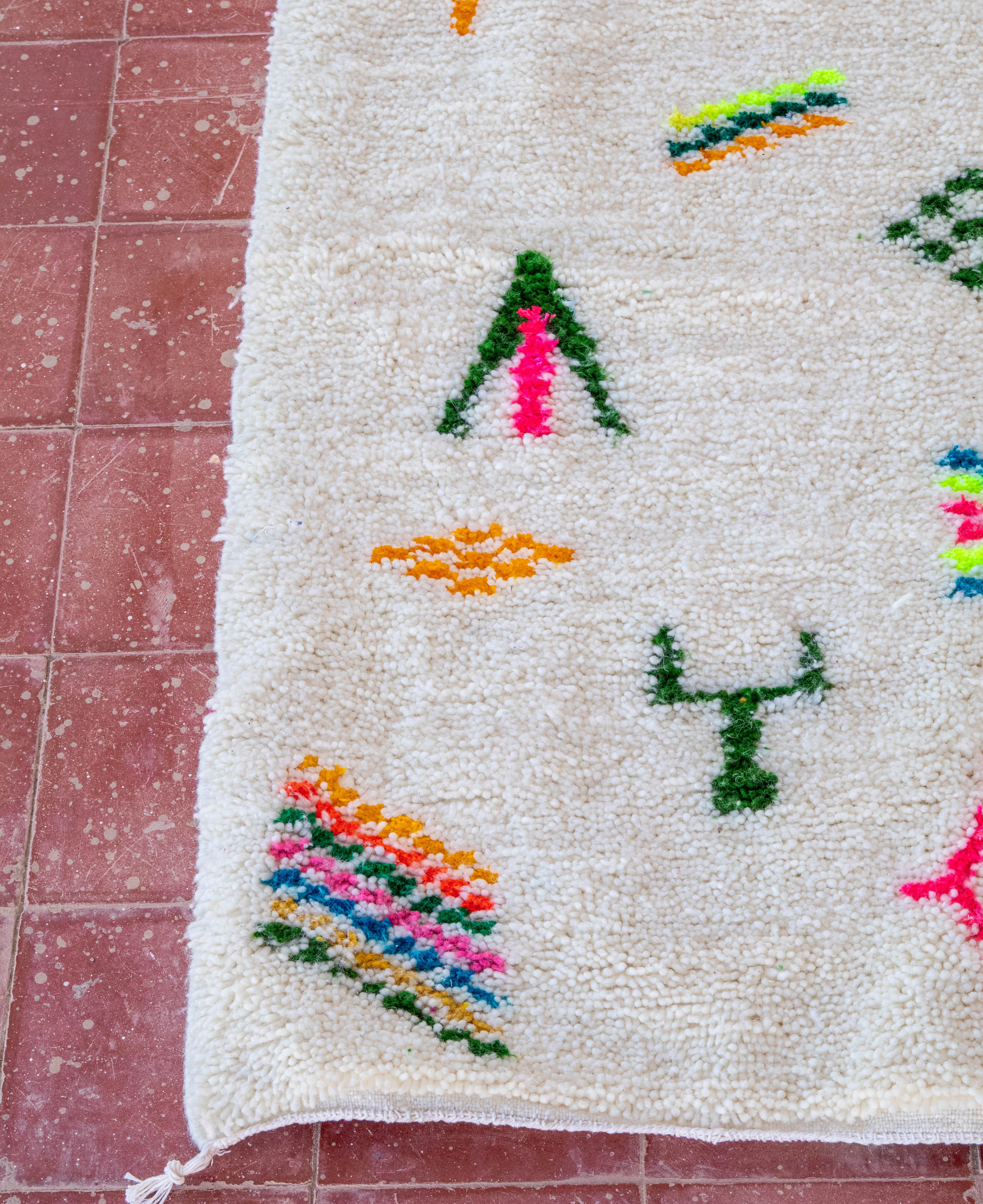 Moroccan Berber Beni Ourain Rug