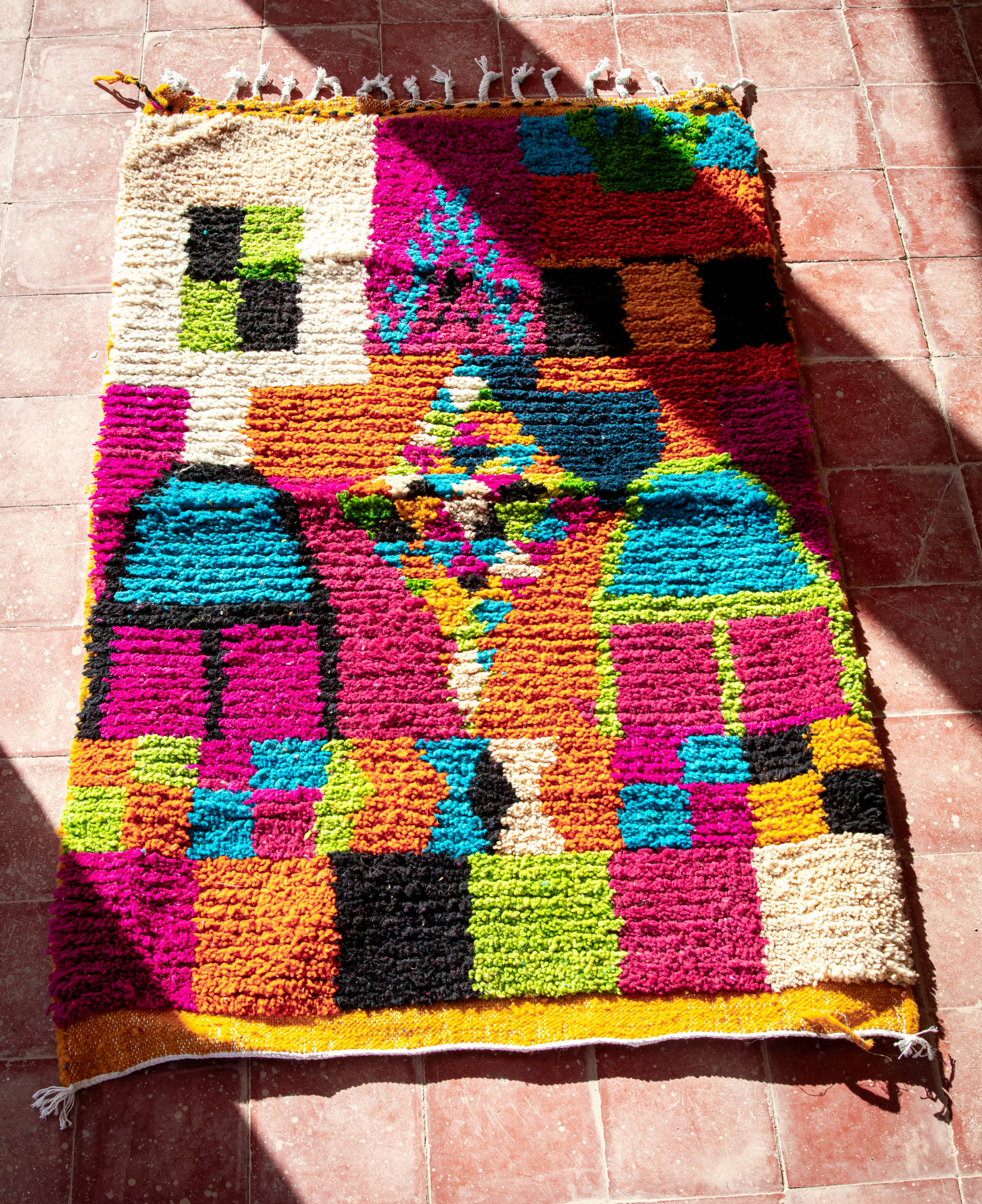 Moroccan Berber Beni Ourain Rug