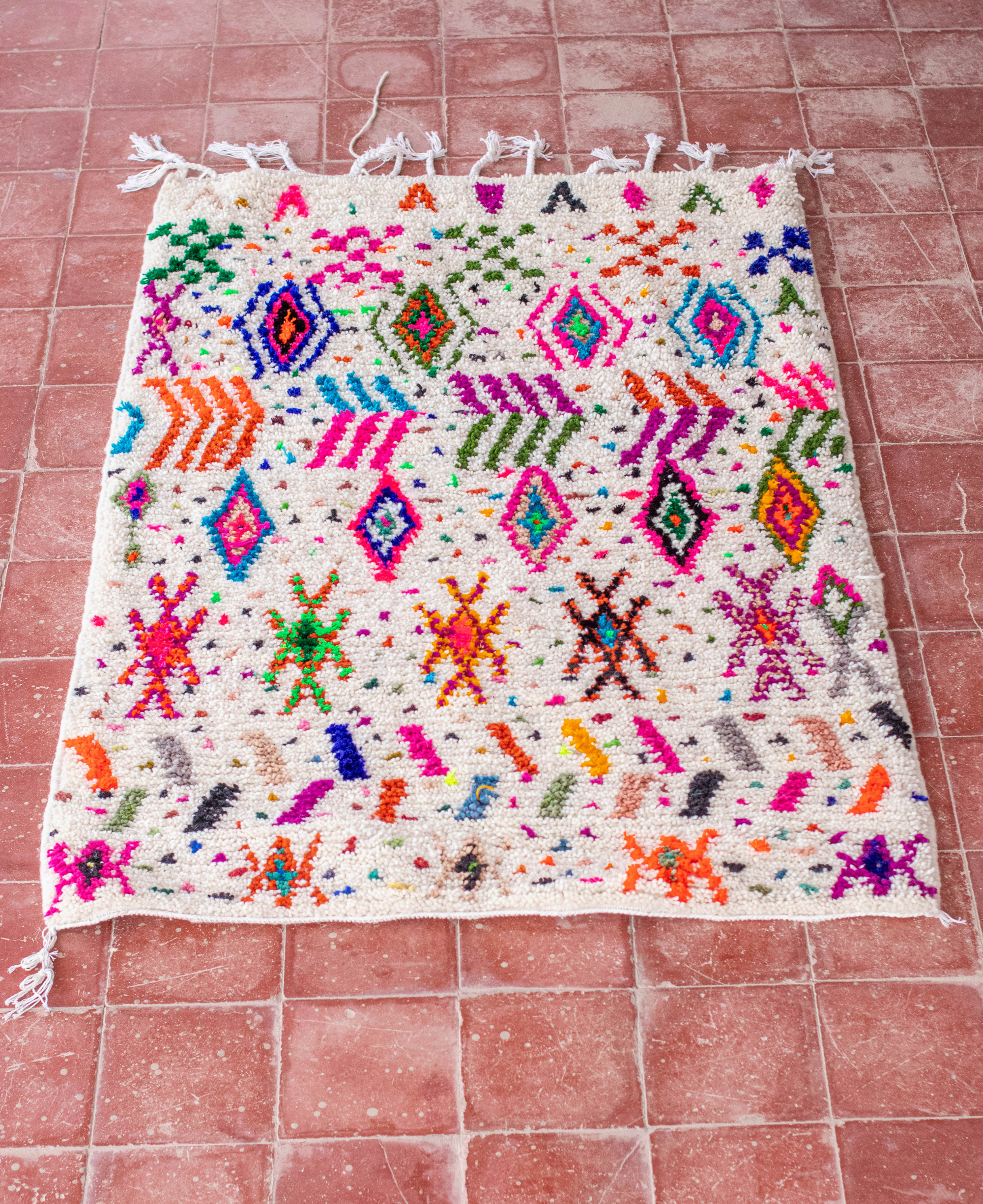 Moroccan Berber Beni Ourain Rug
