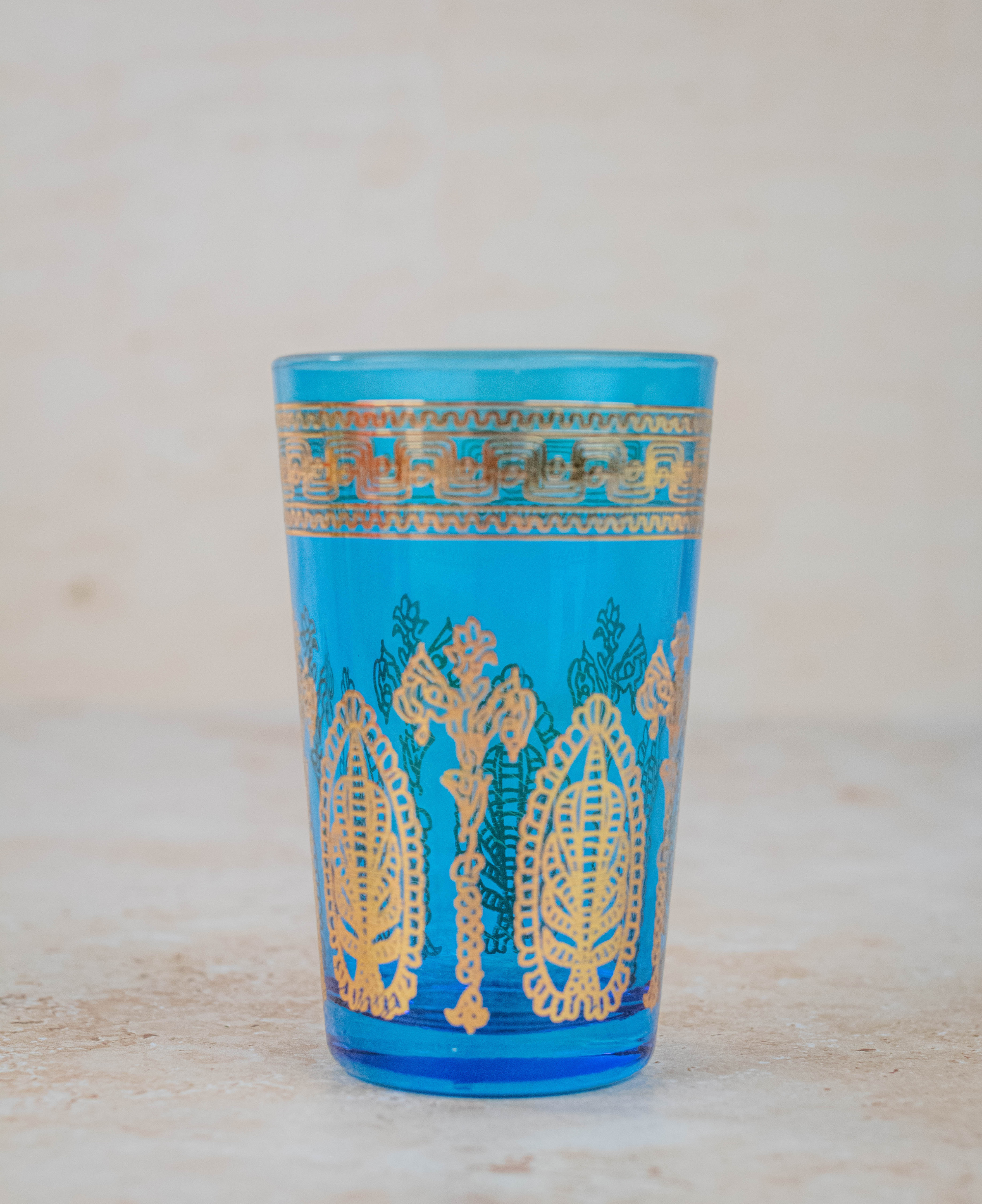 Handcrafted Moroccan Tea Glasses Set