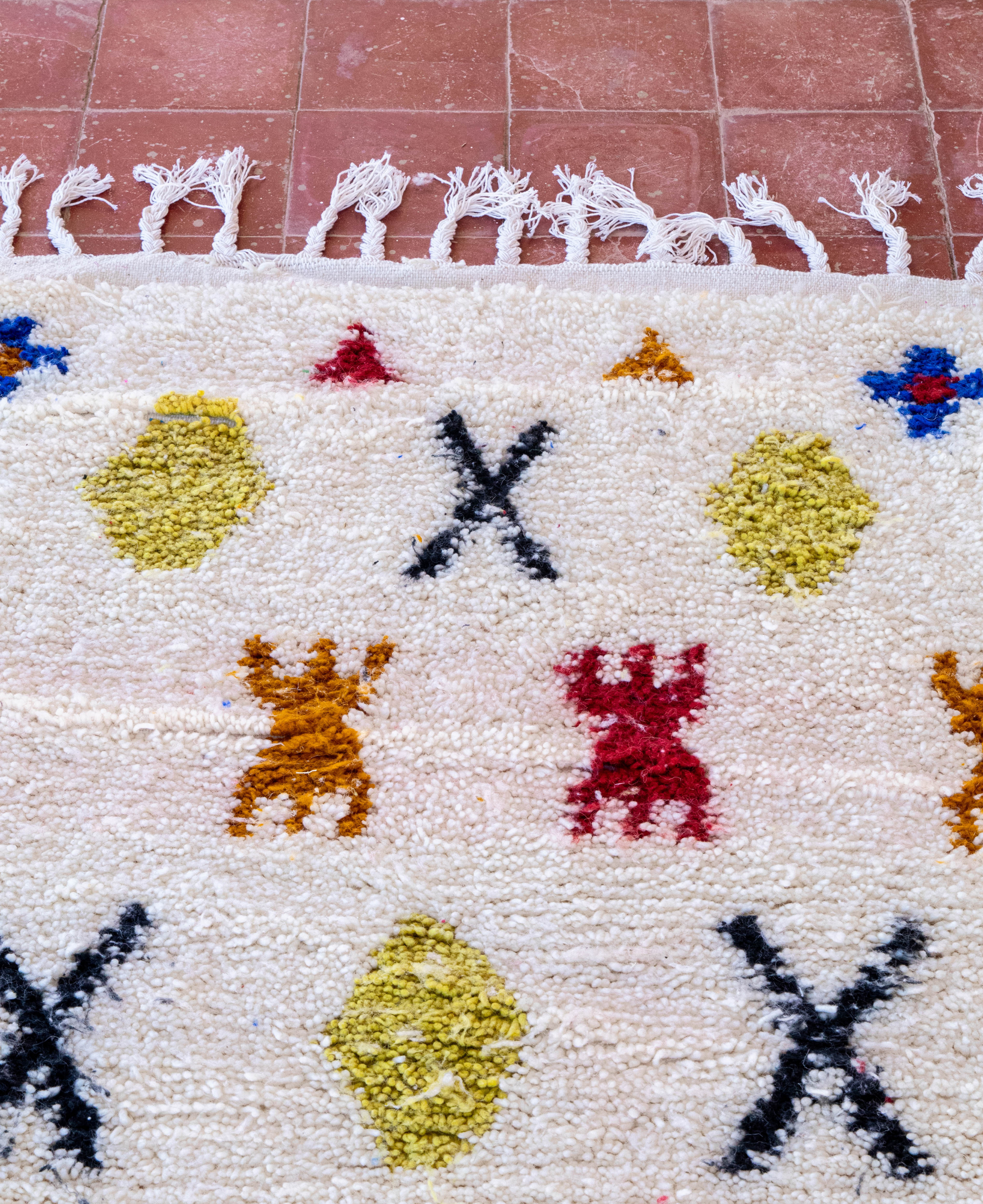 Moroccan Berber Beni Ourain Rug