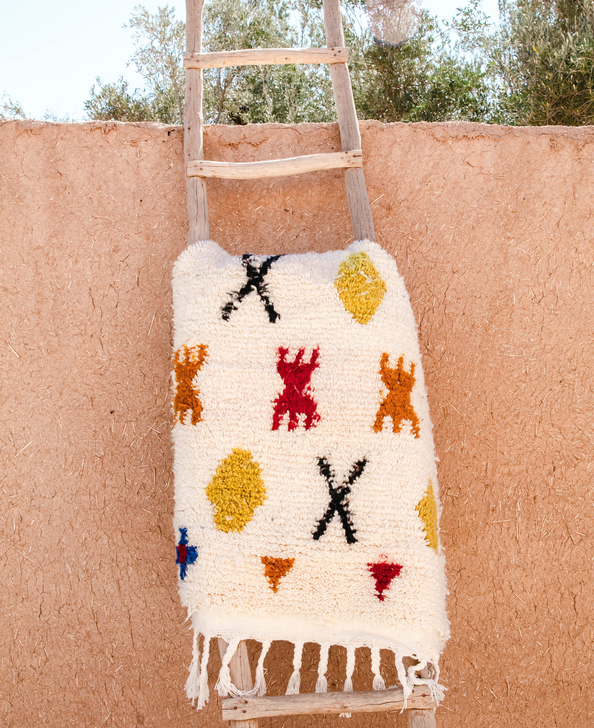 Moroccan Berber Beni Ourain Rug