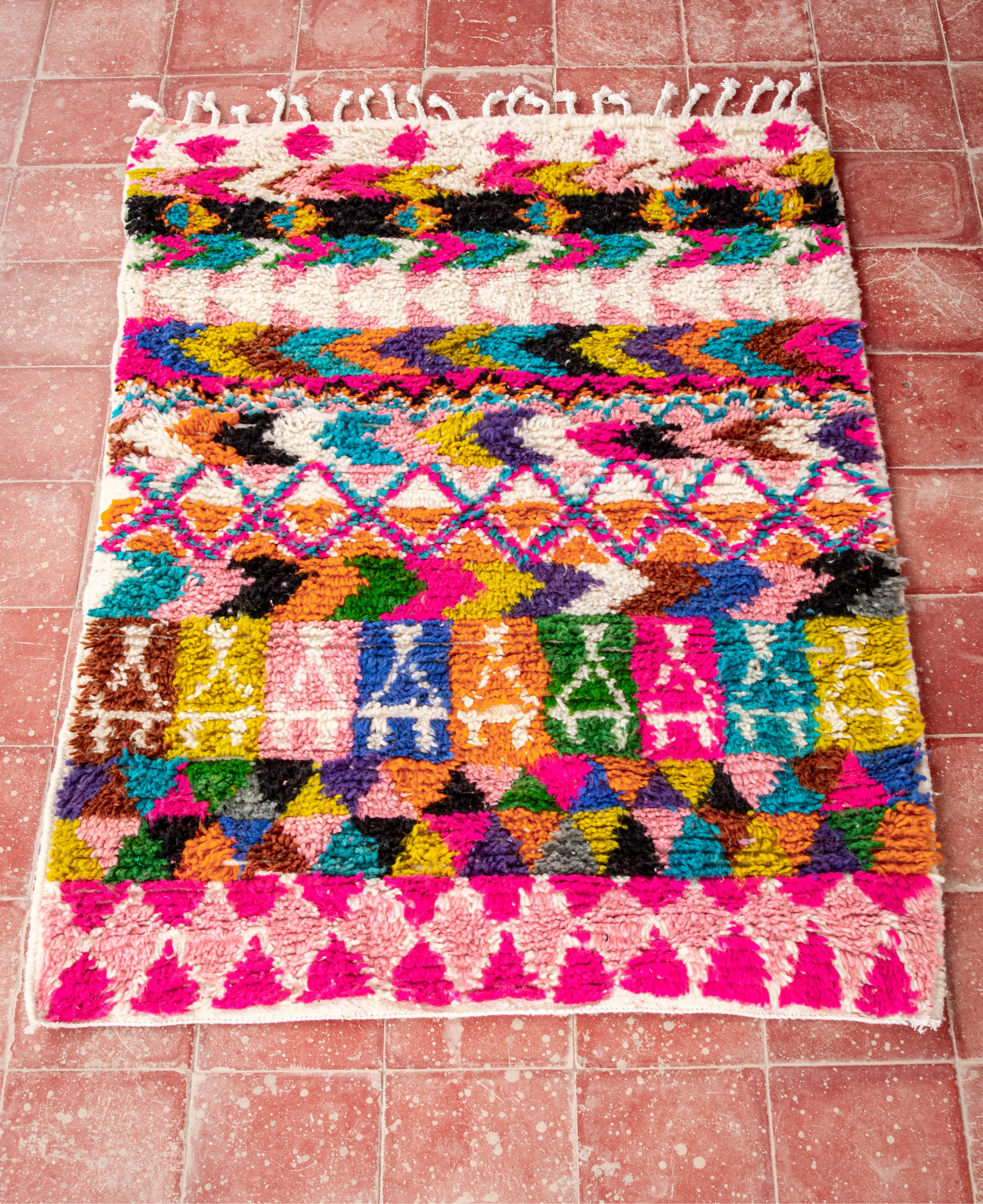 Moroccan Berber Beni Ourain Rug