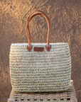 Handmade Straw Shoppers Bags