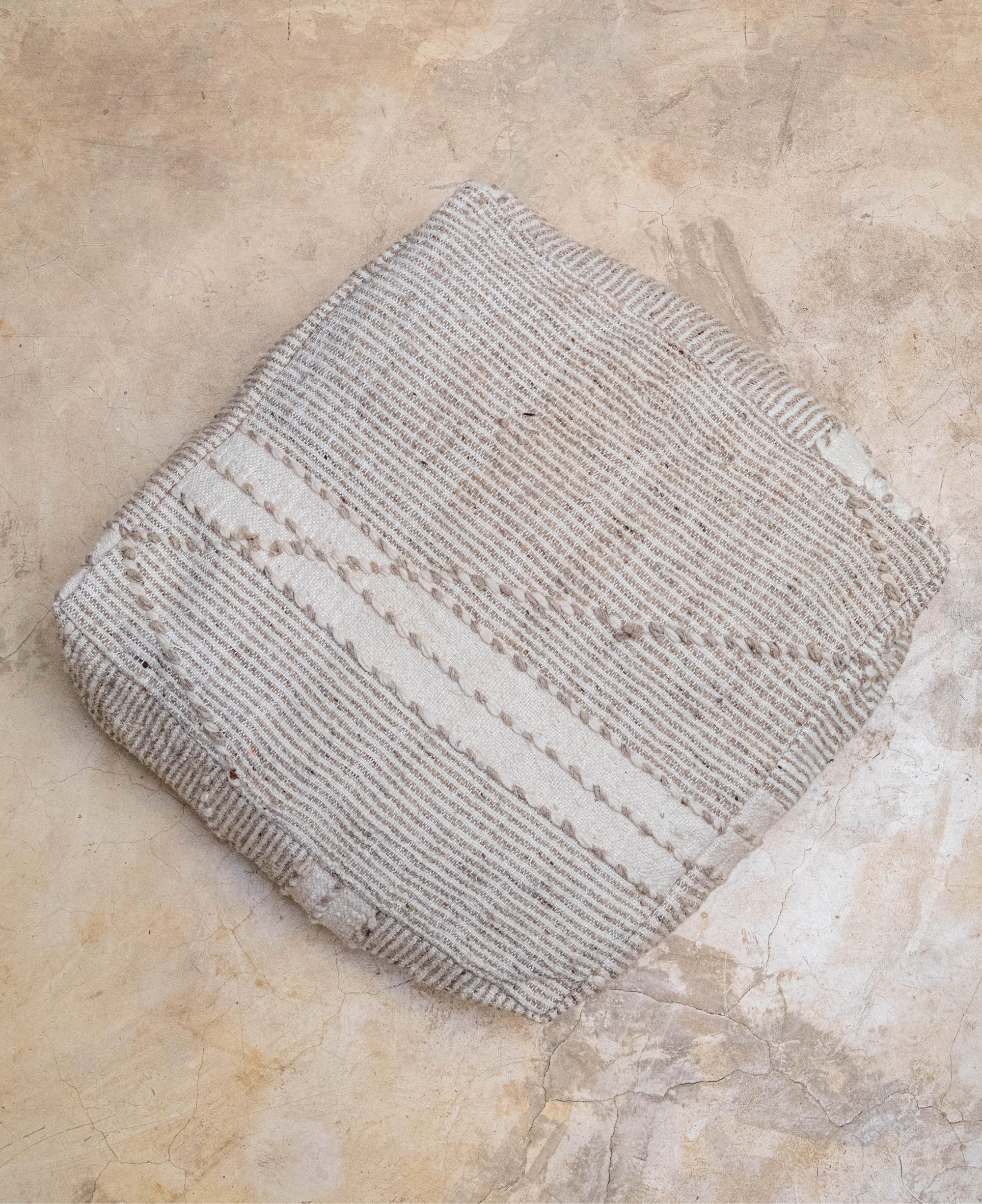Moroccan Berber Floor Cushion – Handcrafted Vintage Floor Pillow