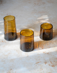 Recycled Moroccan Amber Tumbler/Highball Glass