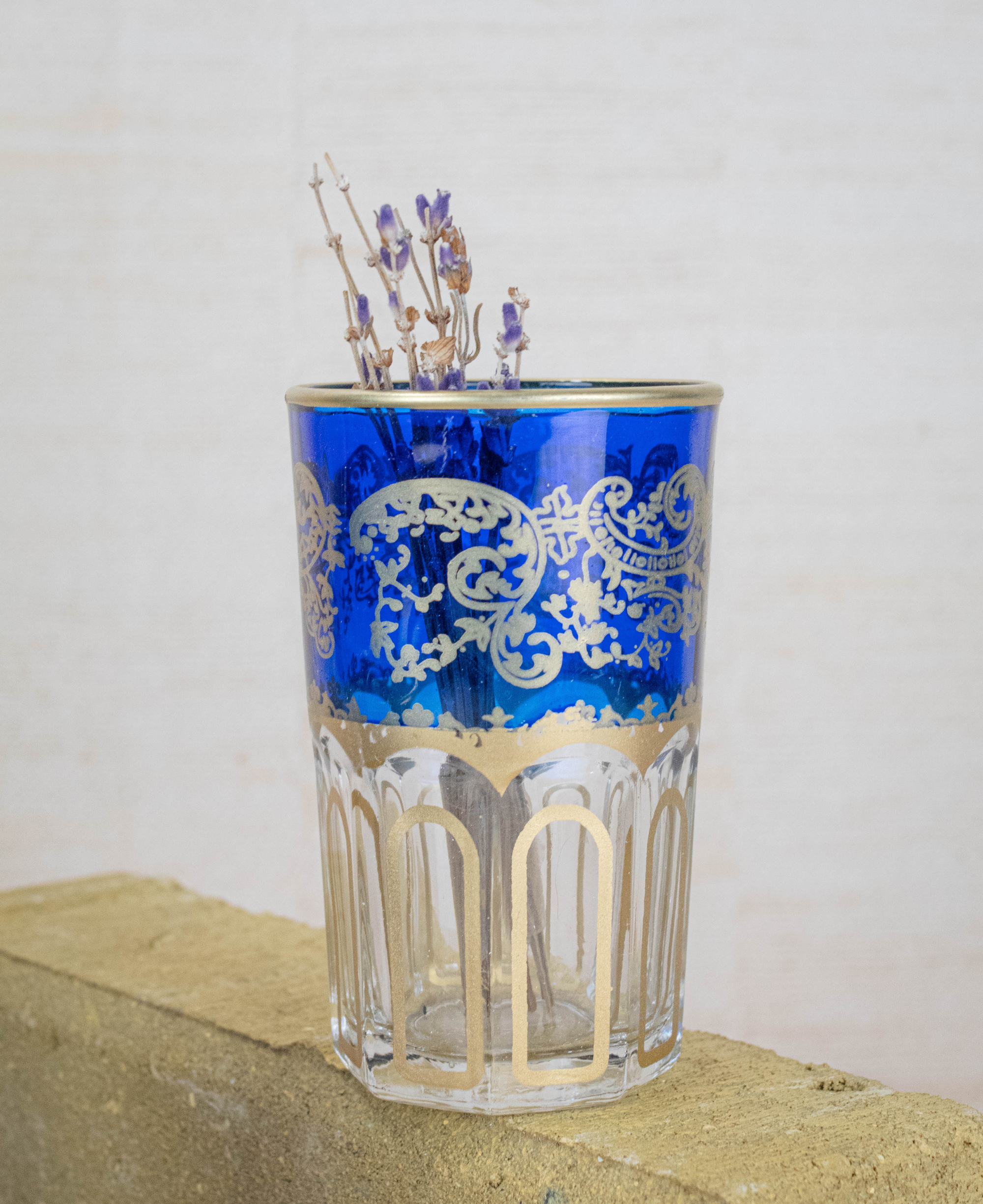 Set of 6 Moroccan Multicoloured Tea Glasses – Perfect for Entertaining