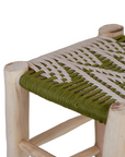 Moroccan Handmade Stool Braided Rope Weaving, 17