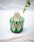 Hand -Woven Moroccan Wool Pot - 019