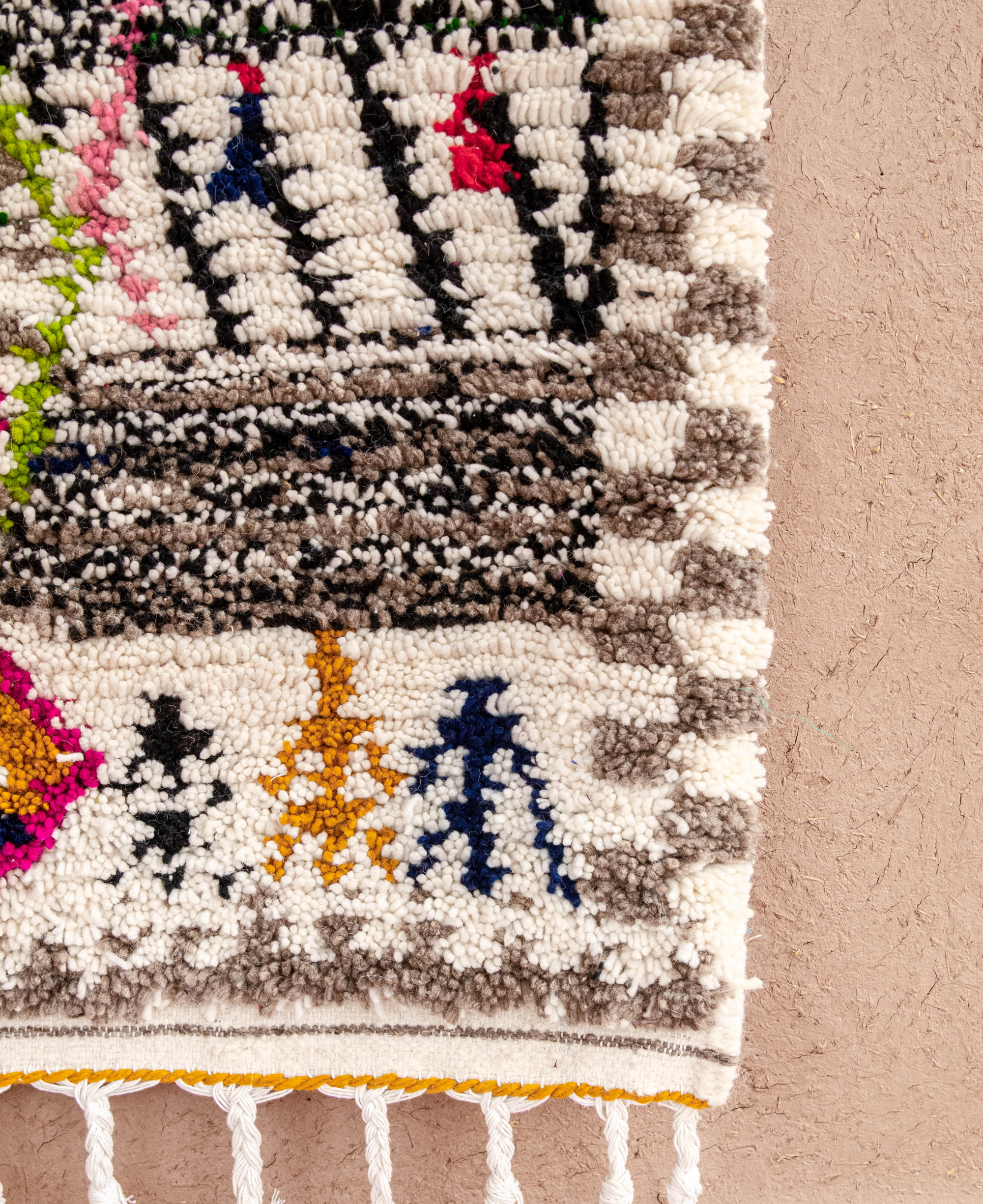 Moroccan Berber Beni Ourain Rug