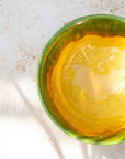 Handmade Moroccan Bowls – Green & Yellow Two-Tone Design