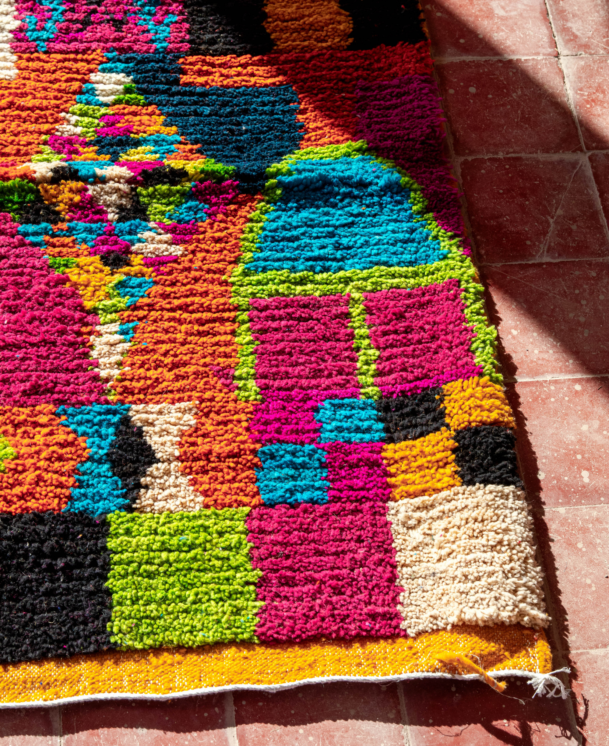 Moroccan Berber Beni Ourain Rug
