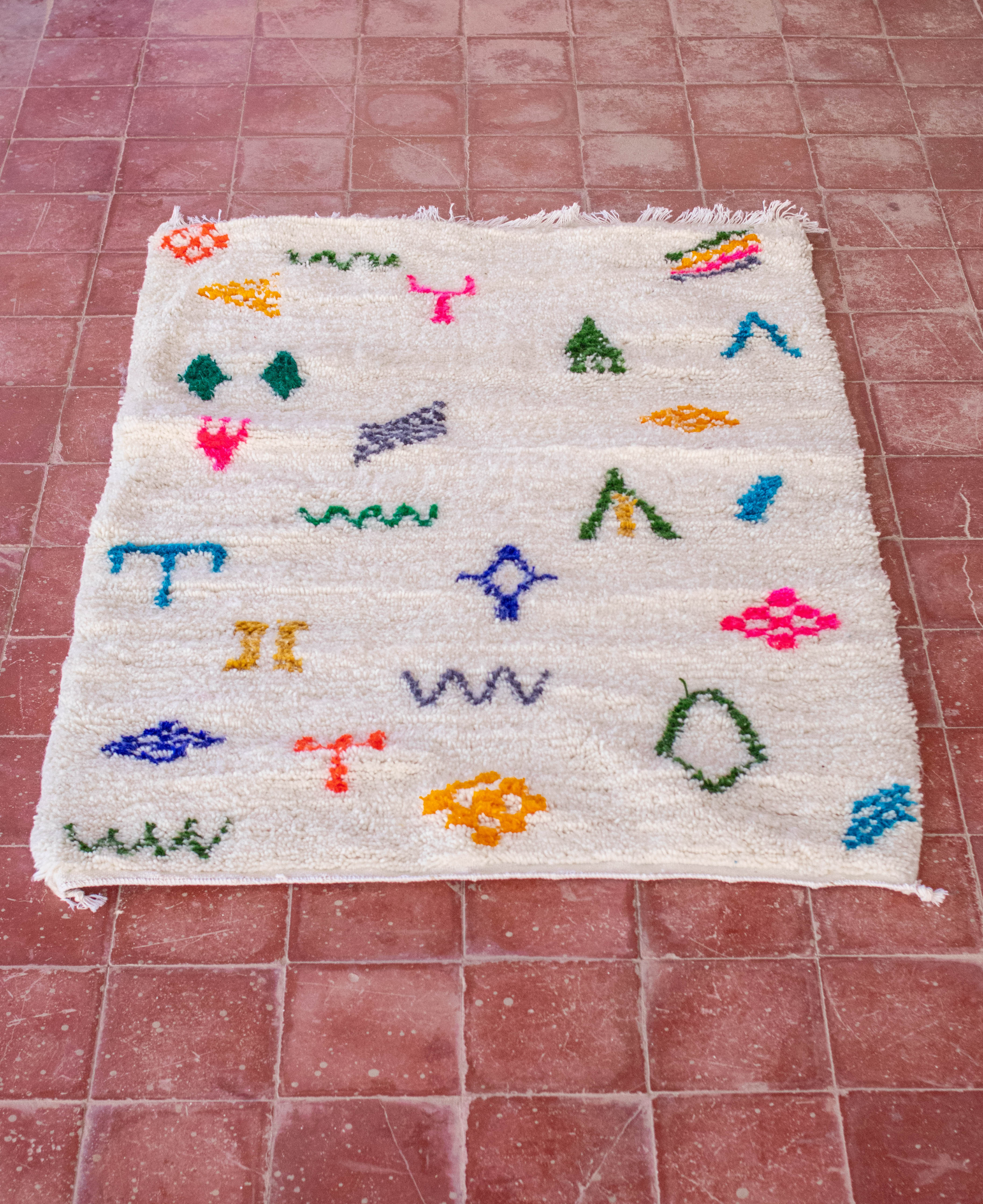 Moroccan Berber Beni Ourain Rug
