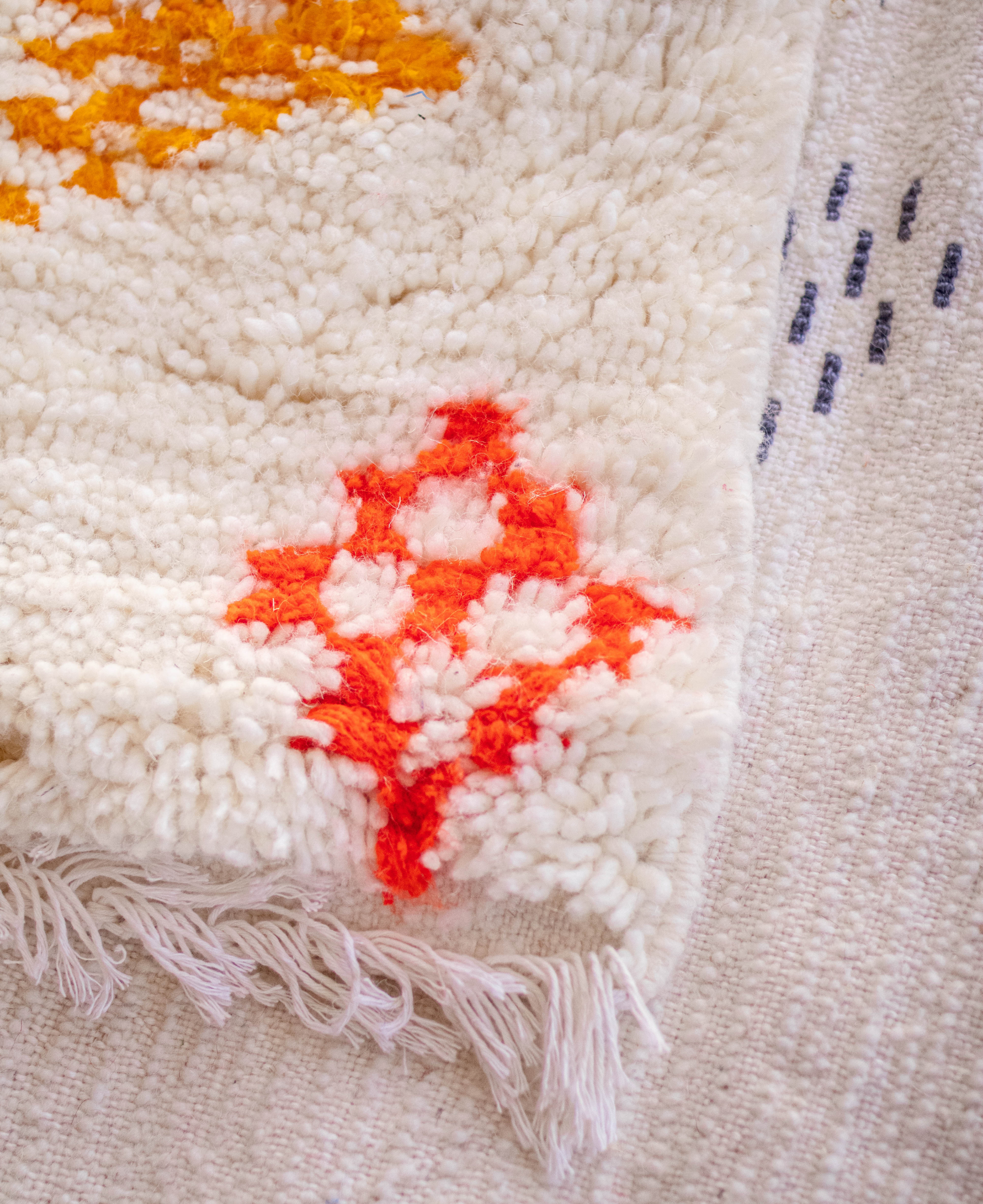 Moroccan Berber Beni Ourain Rug