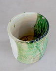 Moroccan Tamegroute Half-Glazed Planter