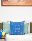 Handmade Moroccan Cactus Silk Cushion Cover 04