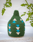 Hand-Woven Moroccan Wool Pot - 026