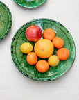 Moroccan Tamegroute Green Dinner Plate