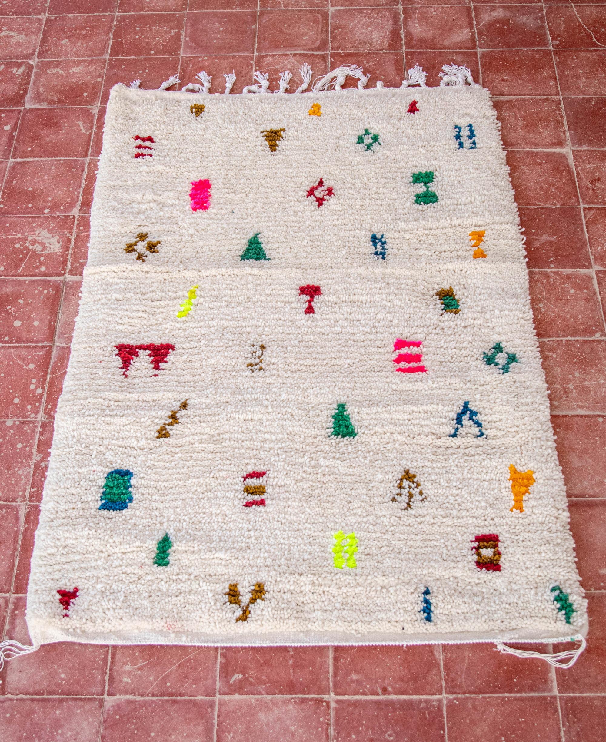 Moroccan Berber Beni Ourain Rug