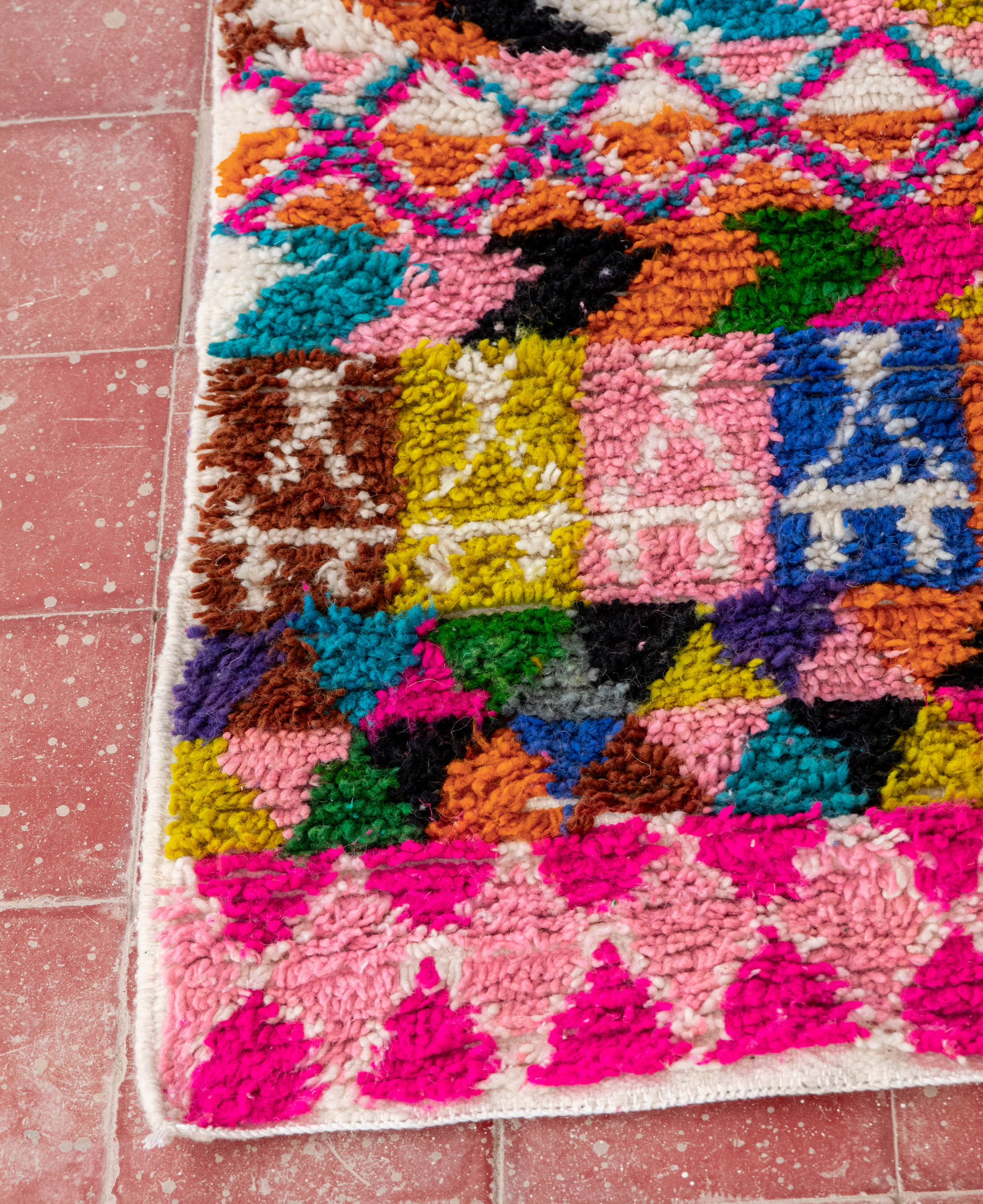 Moroccan Berber Beni Ourain Rug