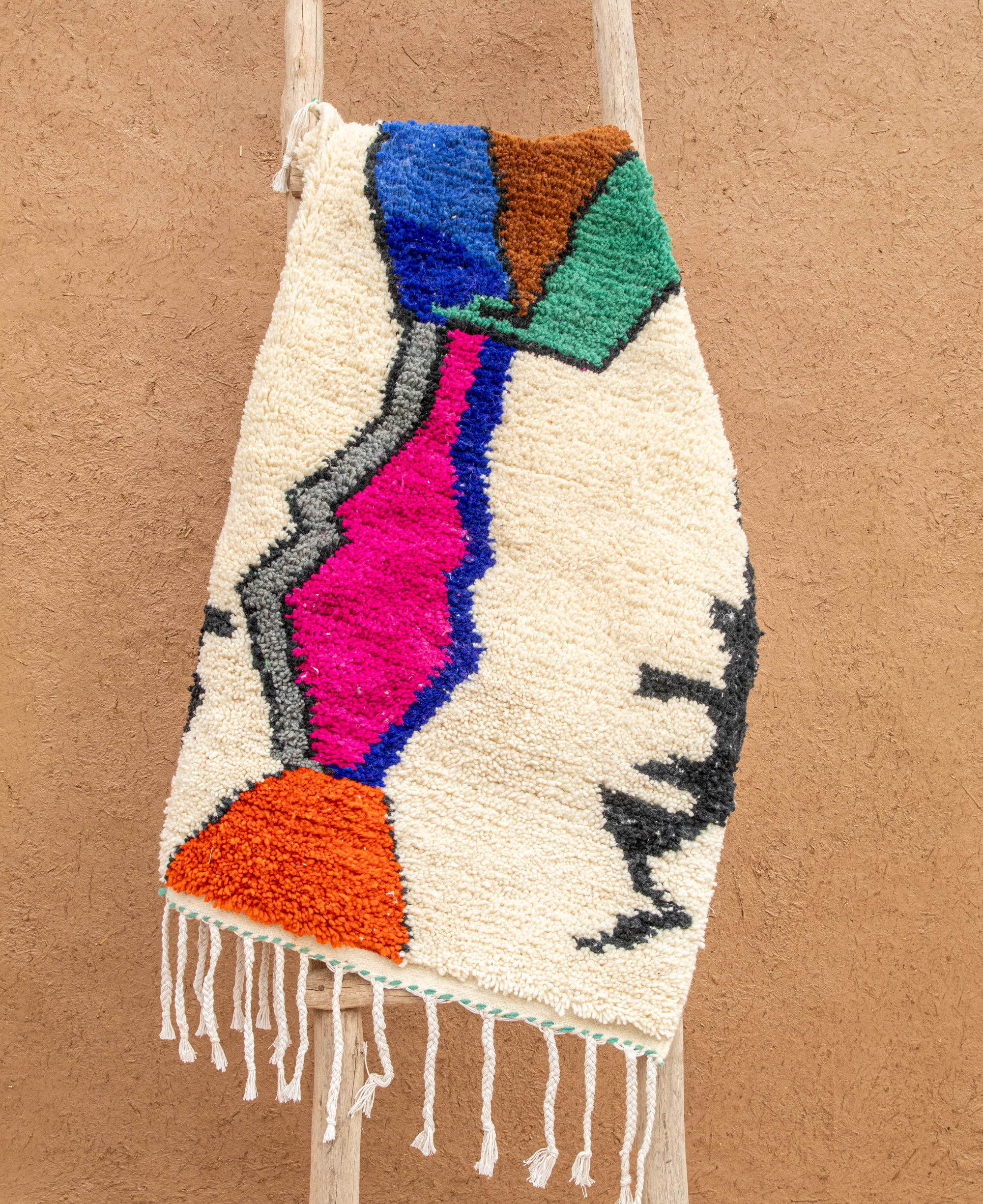 Moroccan Berber Beni Ourain Rug