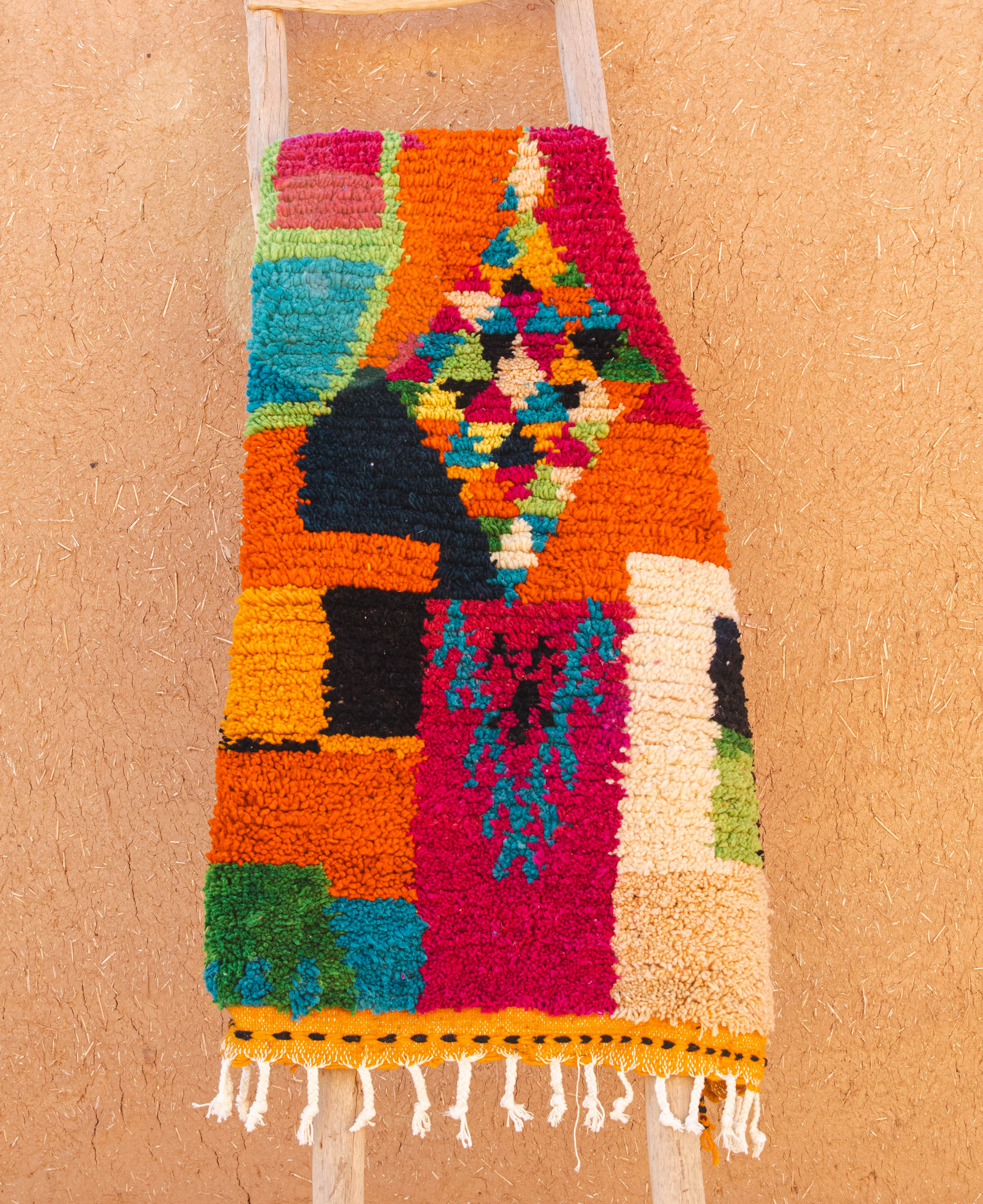 Moroccan Berber Beni Ourain Rug