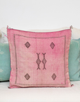 Handmade Moroccan Cactus Silk Cushion Cover - 18