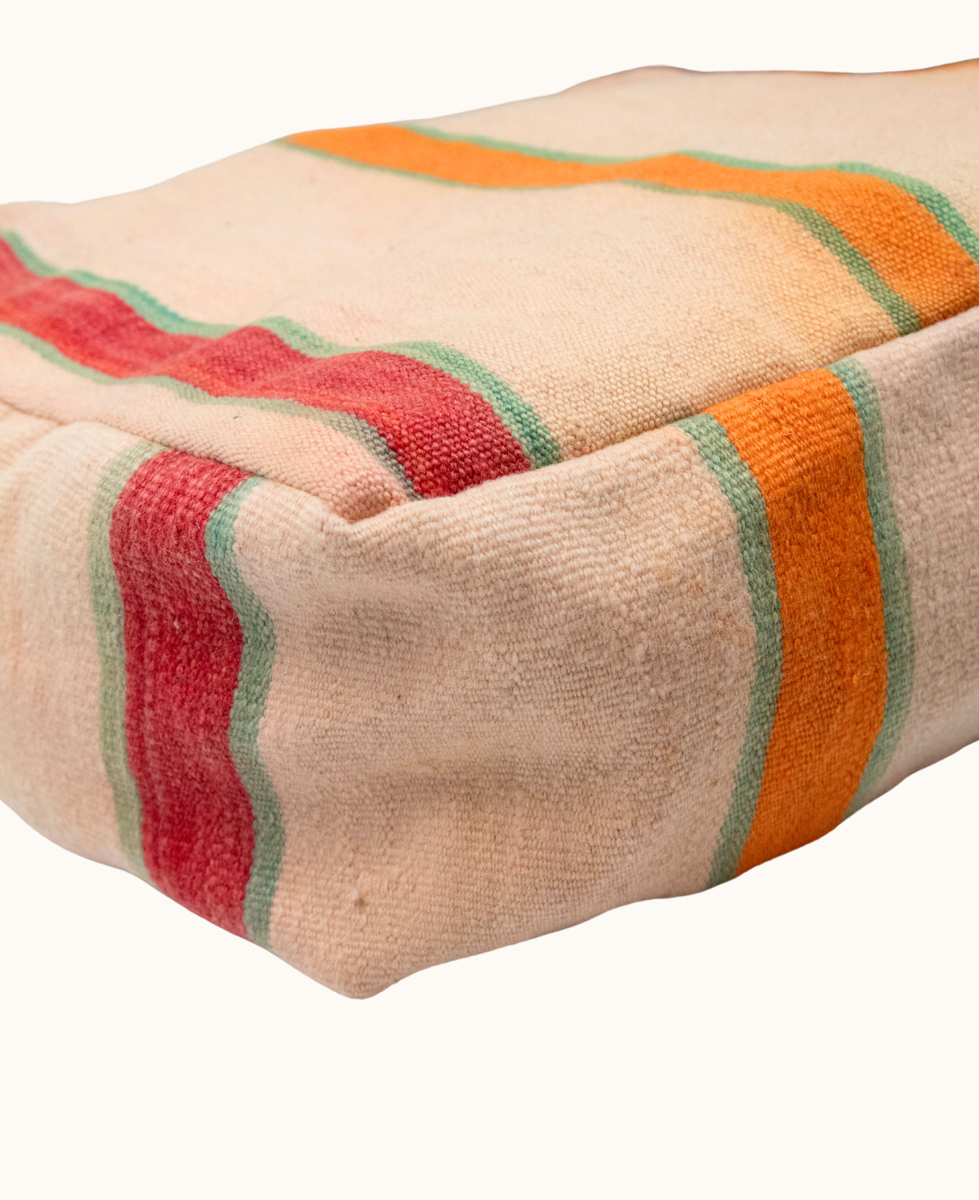 Handmade Moroccan Vintage Floor Cushion Pouf - 05