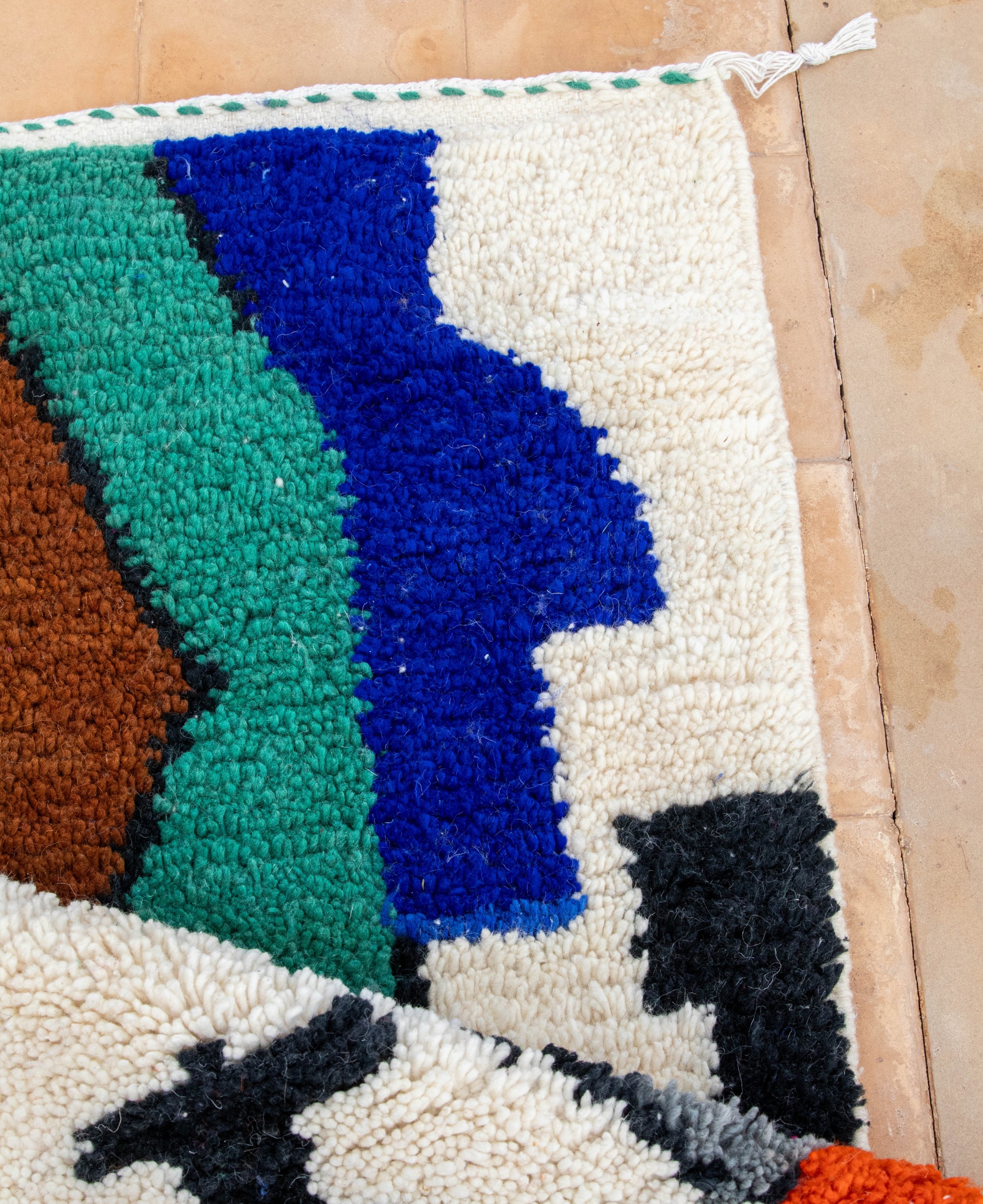 Moroccan Berber Beni Ourain Rug