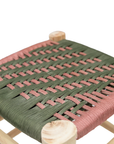 Moroccan Handmade Stool Braided Rope Weaving, 002
