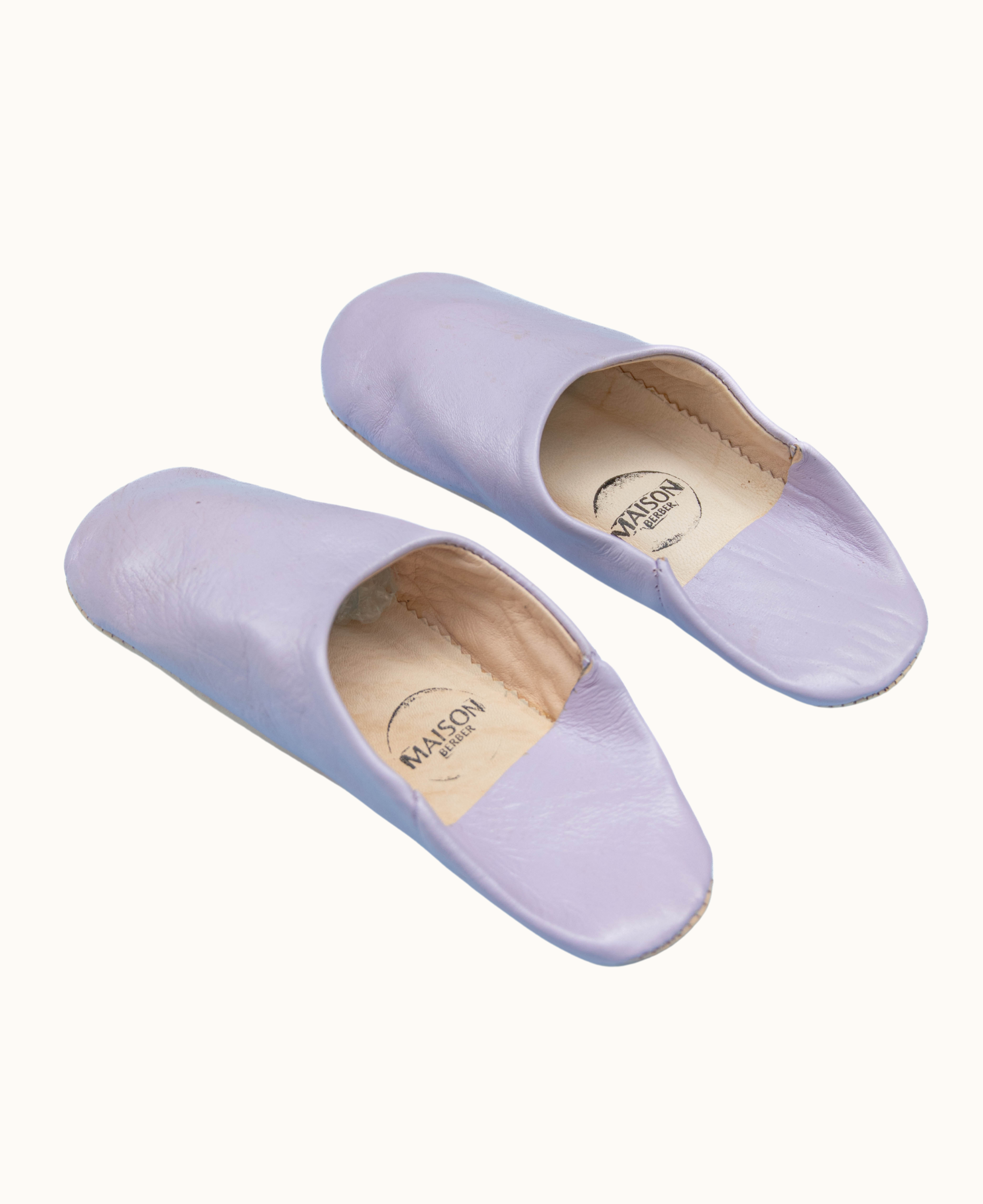 Moroccan Babouche Slippers, Vintage Pink