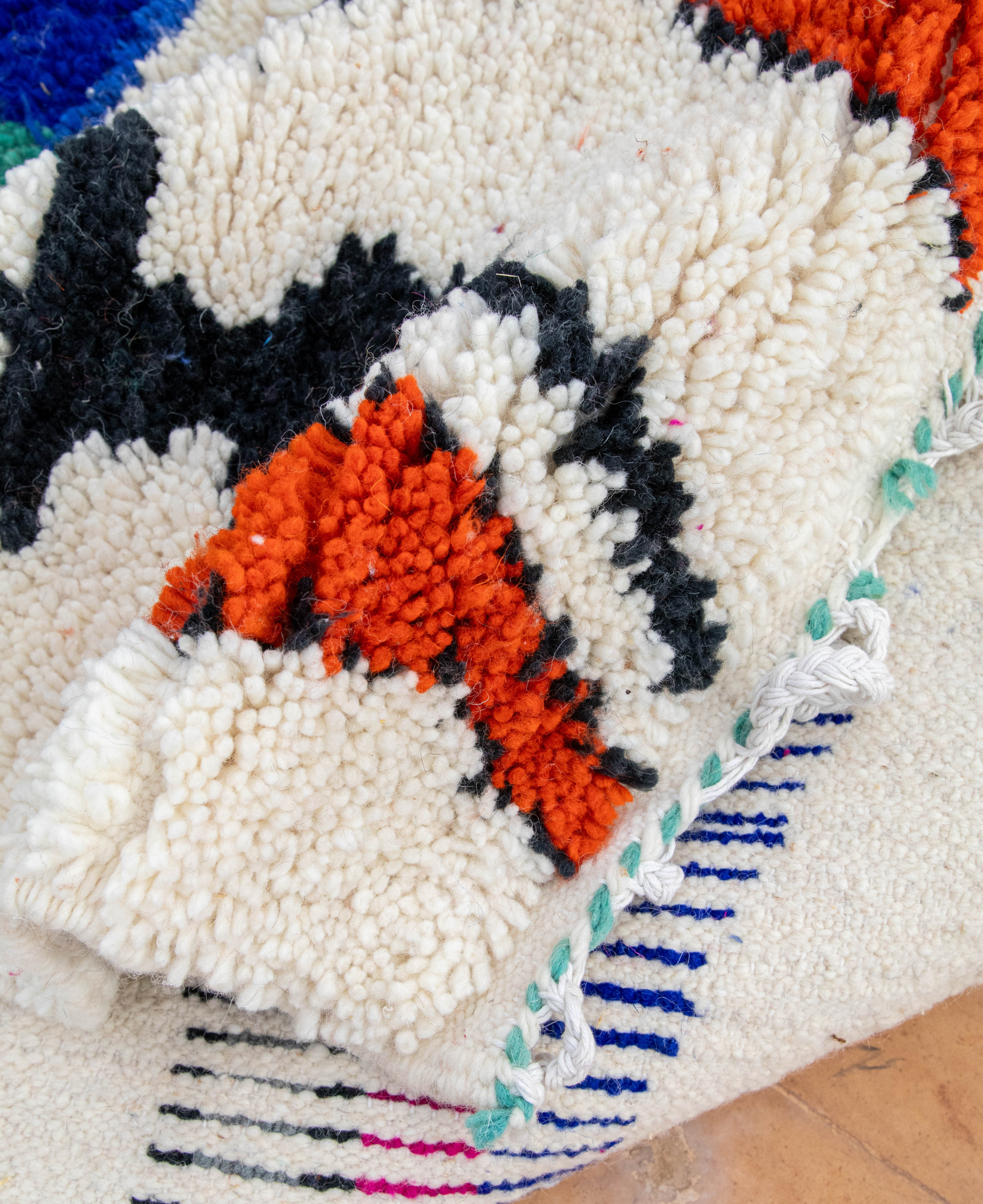 Moroccan Berber Beni Ourain Rug