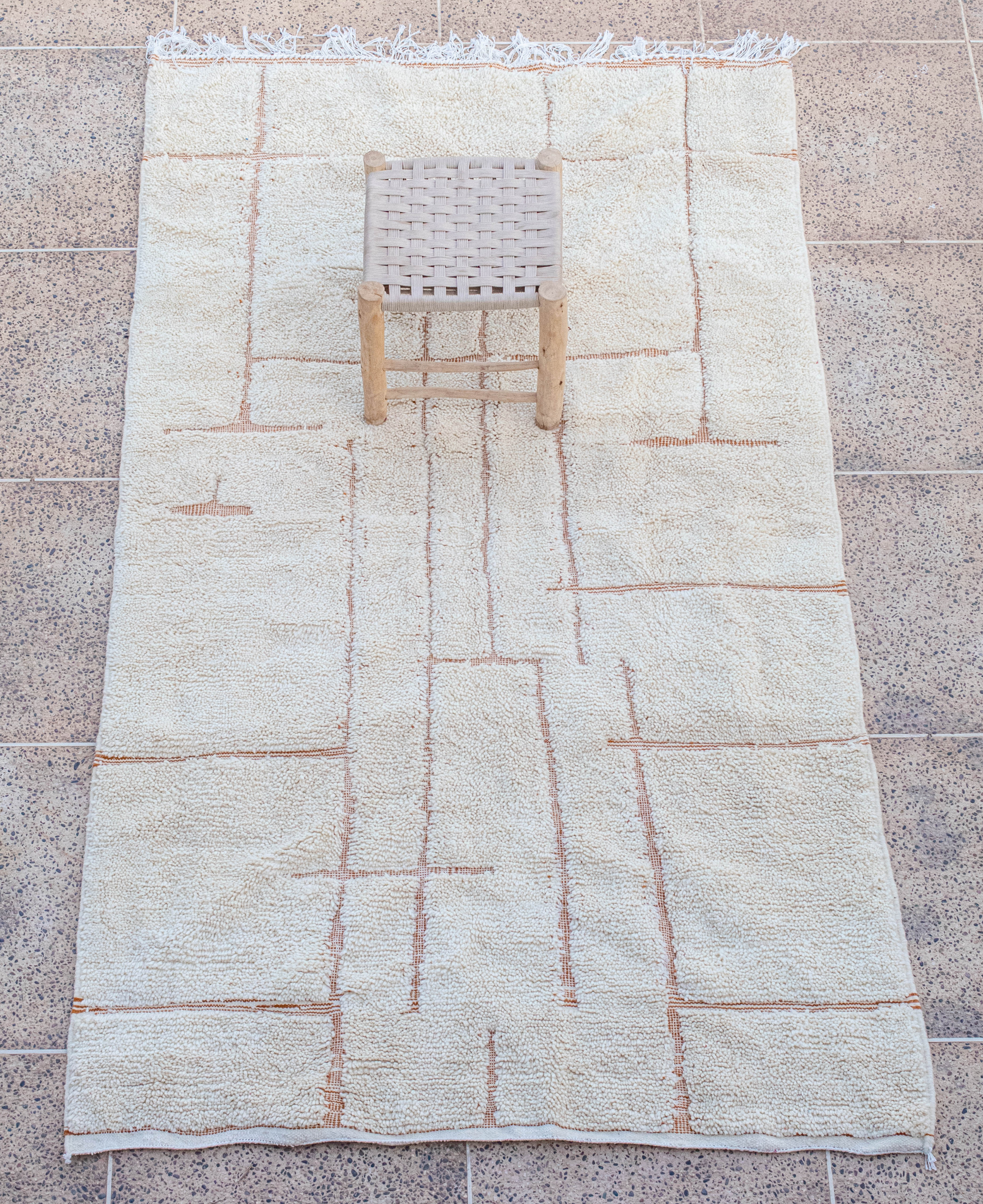 Moroccan Berber Beni Ourain Rug