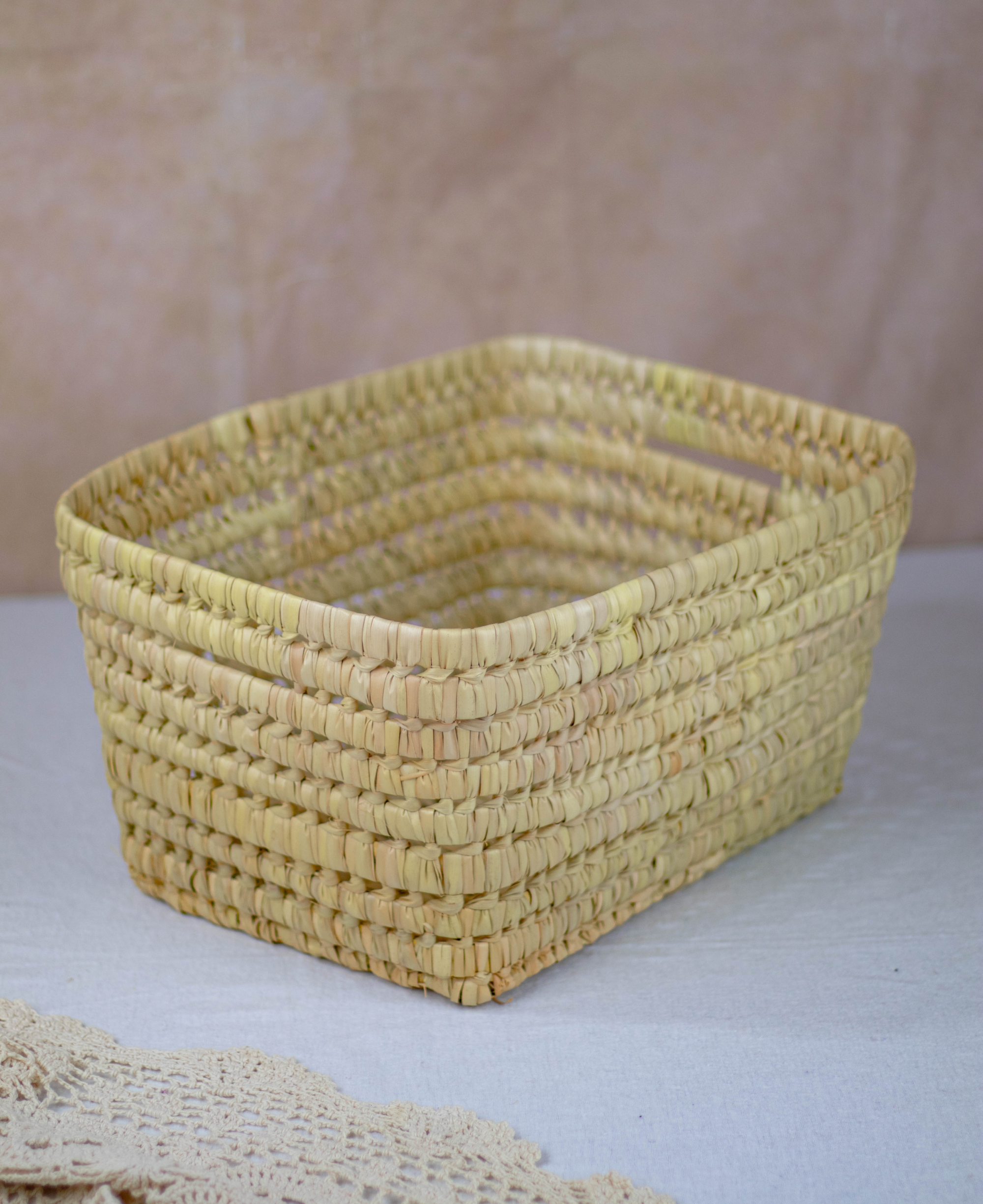 Handwoven Wicker Storage Basket