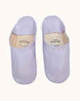 Moroccan Babouche Slippers, Vintage Pink