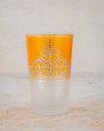 Set of 6 Moroccan Multicoloured Tea Glasses