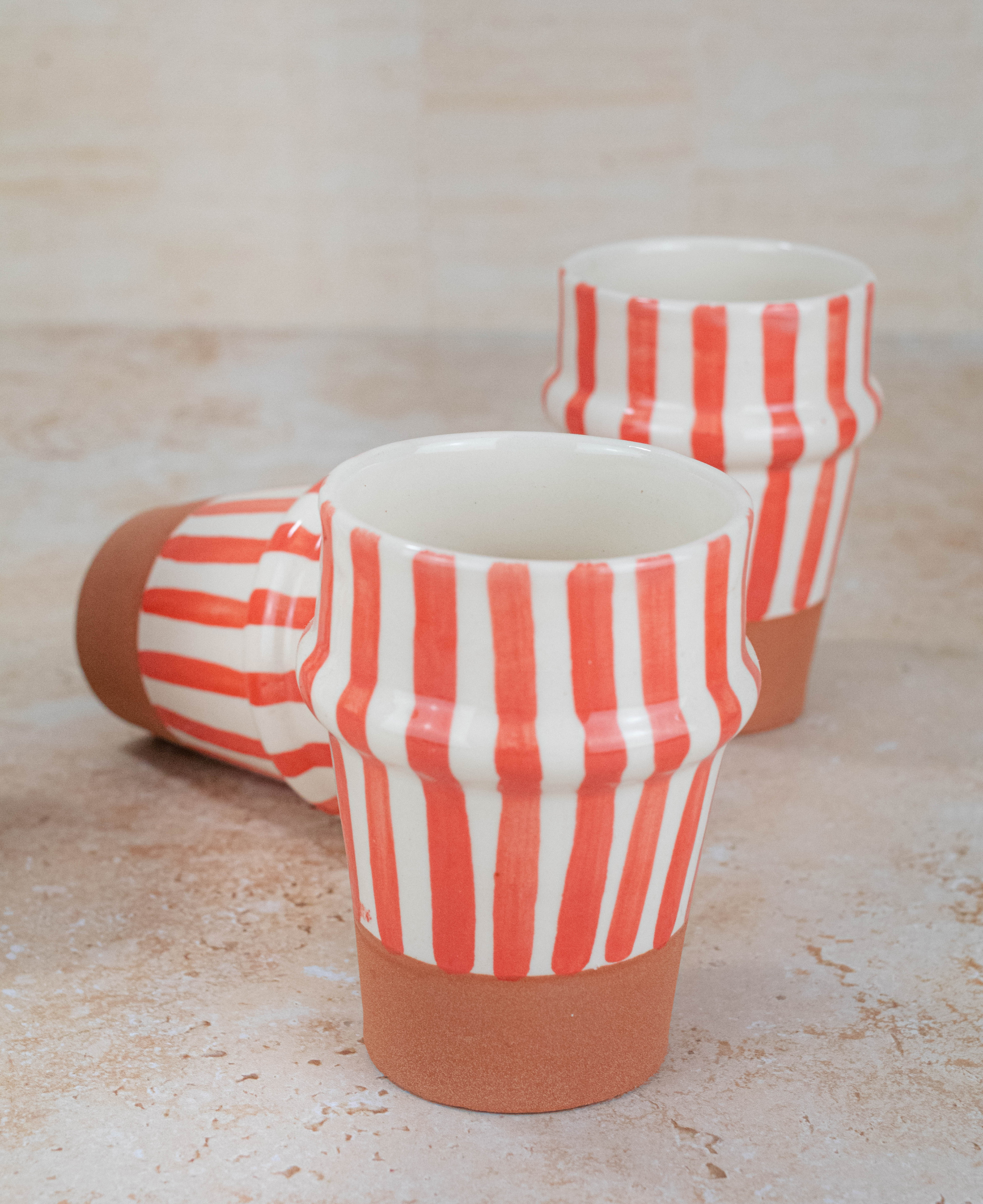 Moroccan Handmade Ceramic Tumbler