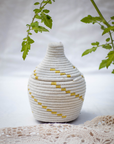Hand-Woven Moroccan Wool Pot - 029