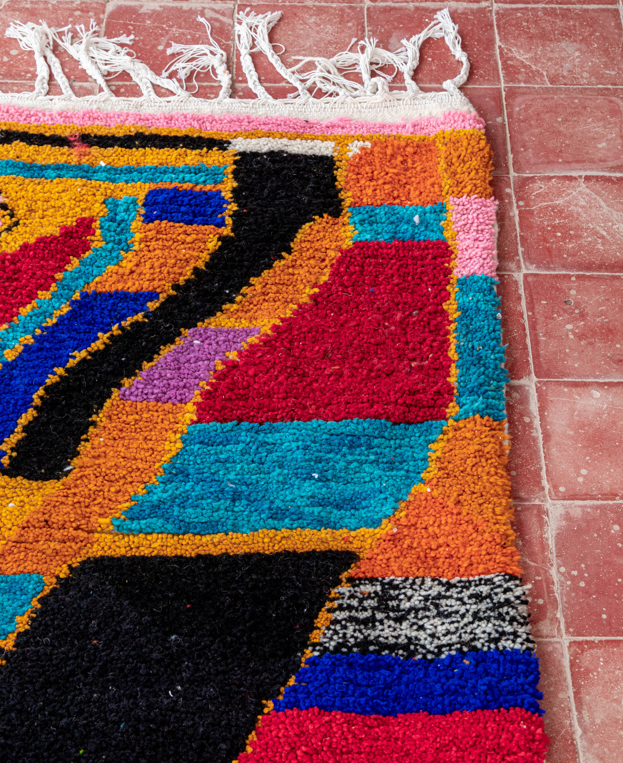 Moroccan Berber Beni Ourain Rug
