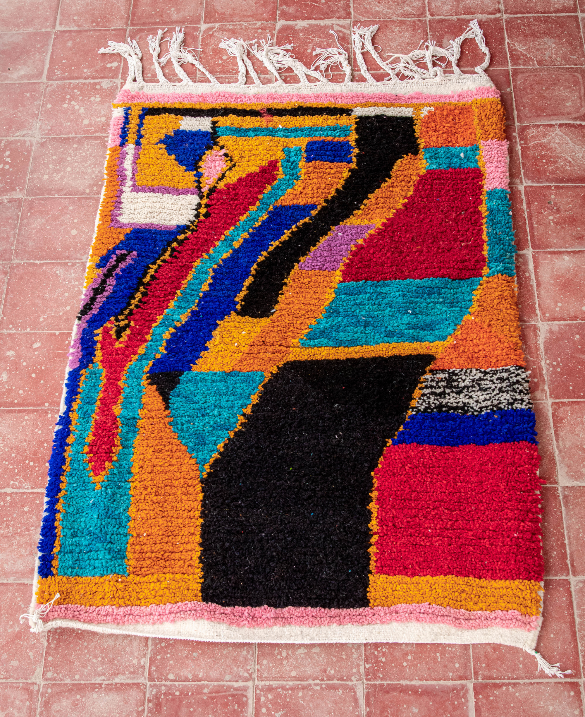 Moroccan Berber Beni Ourain Rug