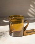 Handblown Beldi Recycled Moroccan Mini Carafe Jug