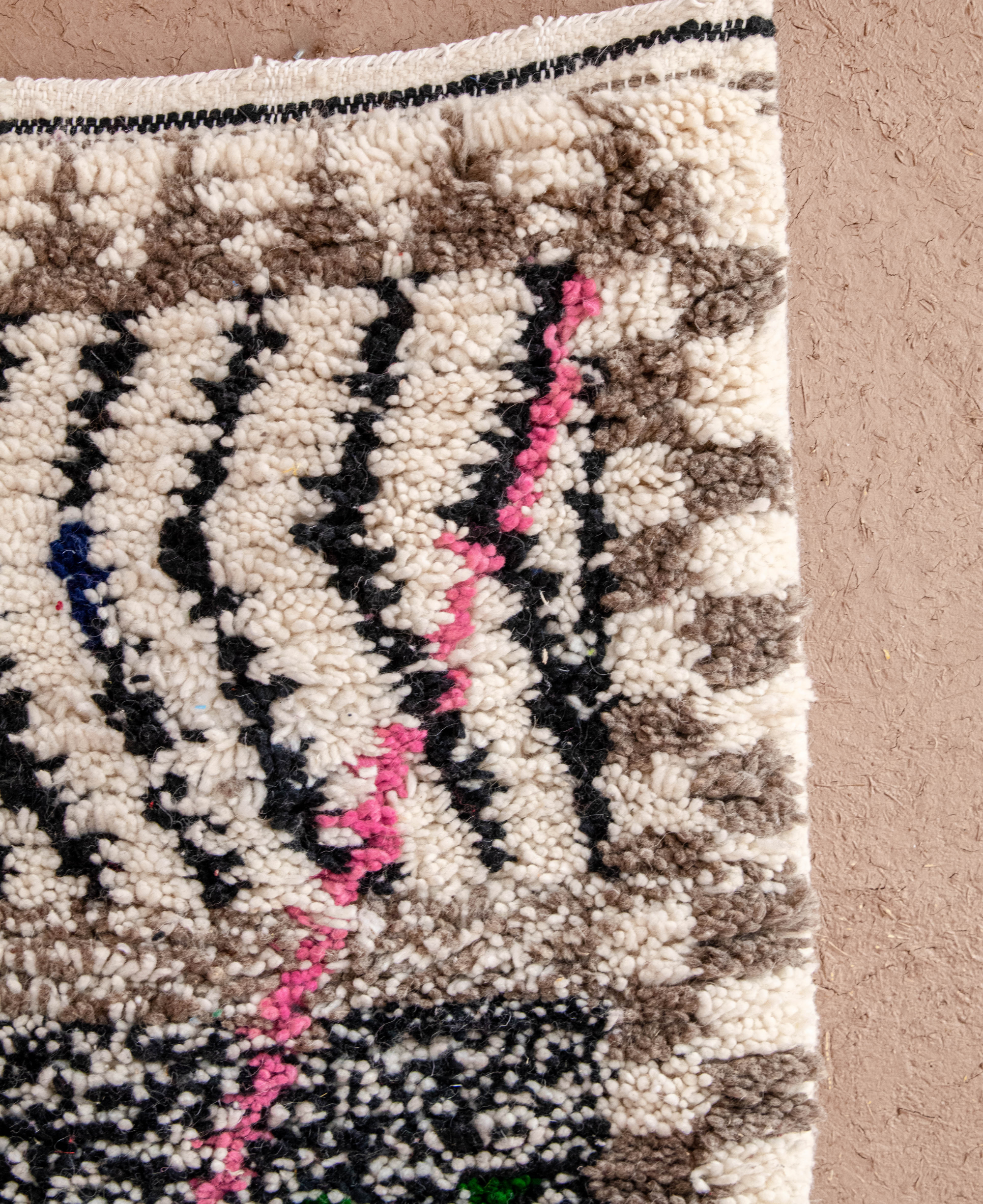 Moroccan Berber Beni Ourain Rug