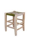 Moroccan Handmade Stool Braided Rope Weaving, 17
