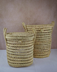 Moroccan Handmade Woven Laundry Storage Basket